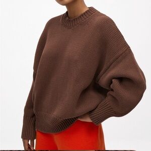 Babaa brown cotton sweater